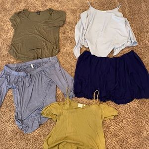FIVE tops various brands
